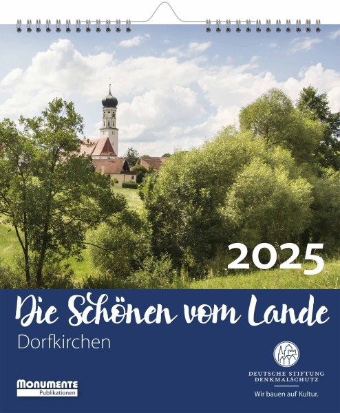 Dorfkirchen-Kalender 2025. Die Schönen vom Lande